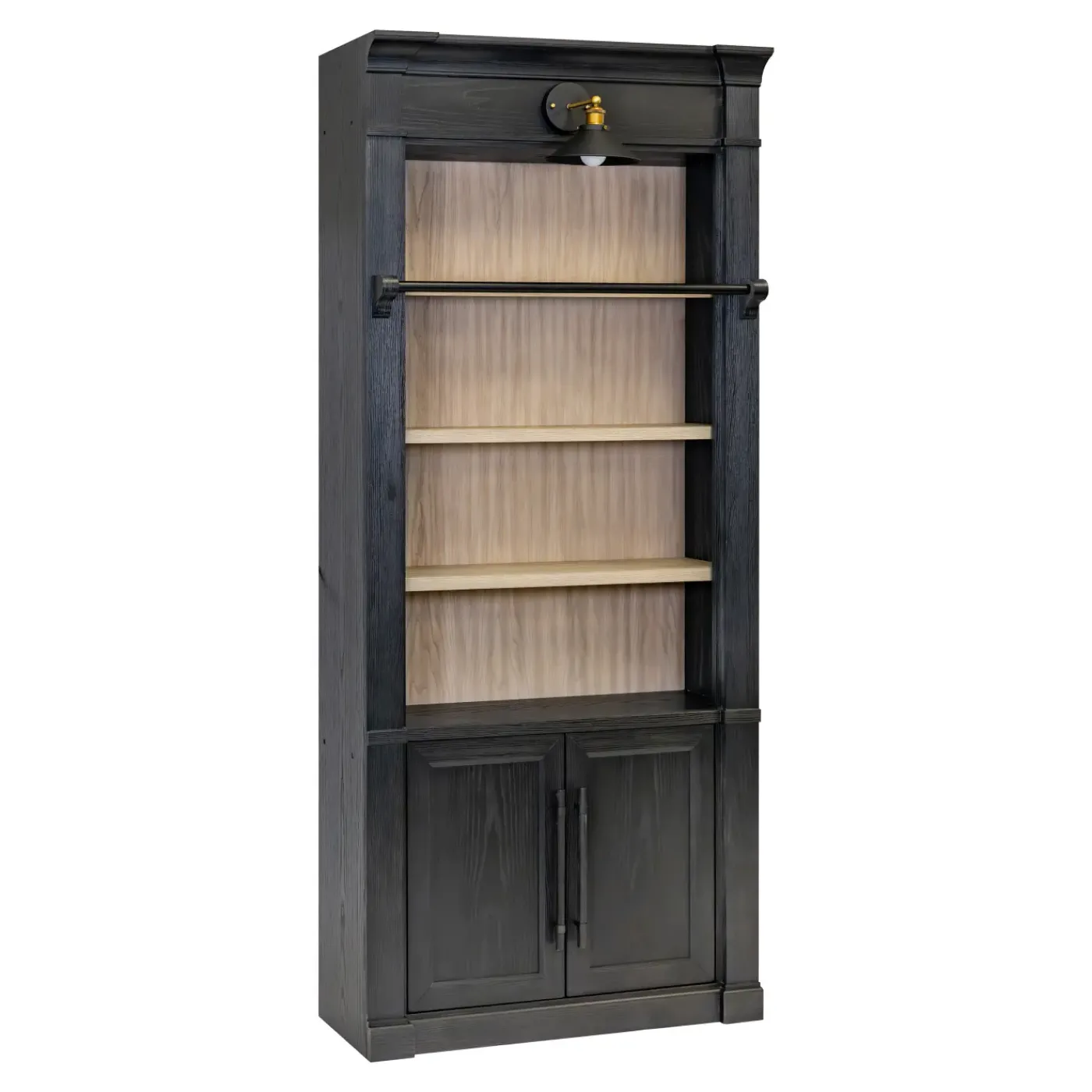 Abbot Place 94" Tall Bookcase & Ladder Bookcases & File Cabinets