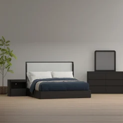 Online Aiden King Bed, Dresser, Mirror, Night Stand All Modern Living Items|Bedroom
