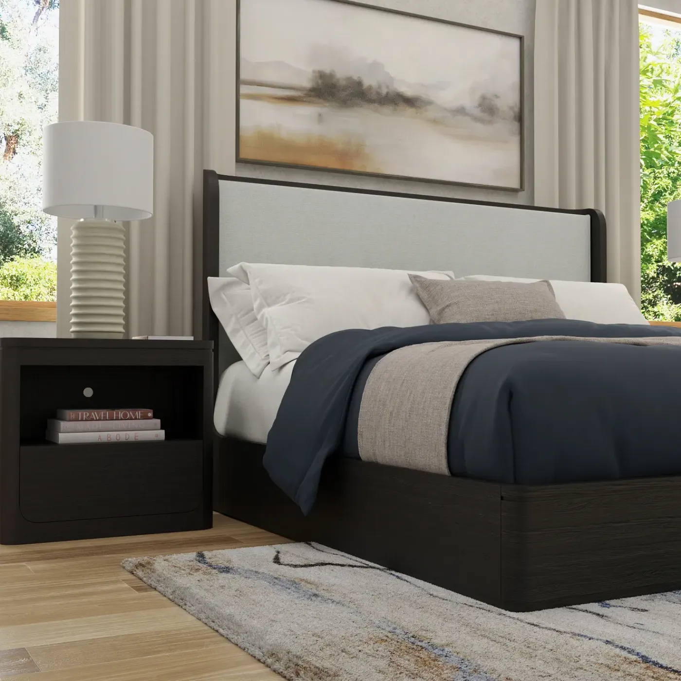 Online Aiden King Bed, Dresser, Mirror, Night Stand All Modern Living Items|Bedroom