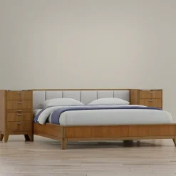 Outlet Amalie California King Wall Bed With 2 Piers All Modern Living Items|King Beds