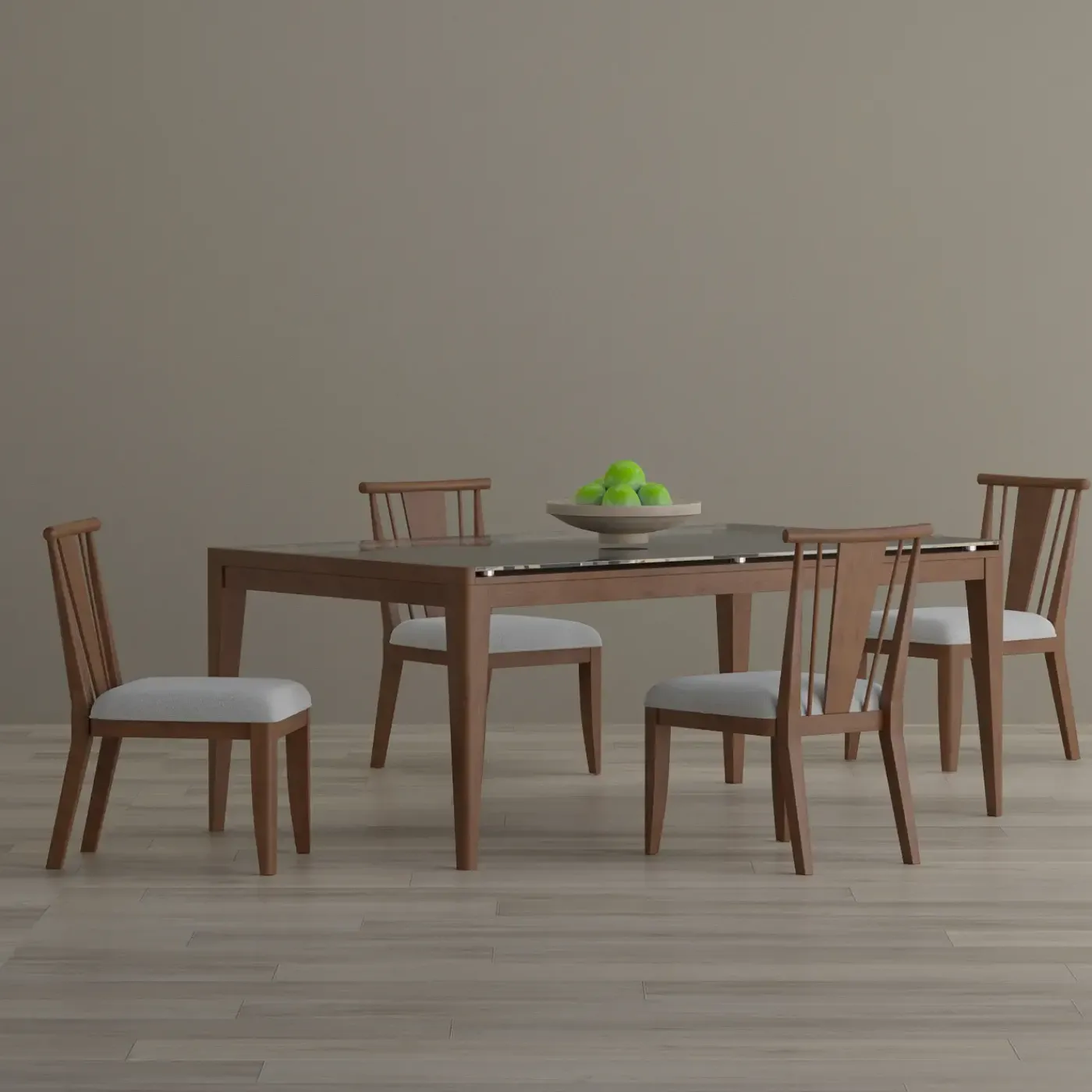 Discount Amalie 5pc: Dining Table And 4 Wood Side Chairs Dining|Dining Room Sets