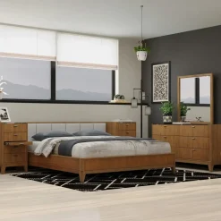 New Amalie Wall Bedroom Set With Piers All Modern Living Items|Bedroom
