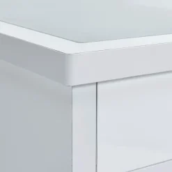 Amelia 3 Drawer Vanity with Lighted Mirror Vanities|Kids Desks & Chairs