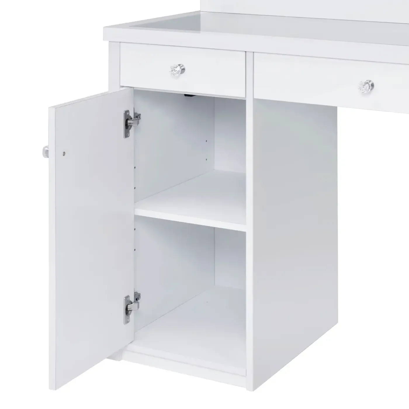 Hot Anisa 7 Drawer Vanity with Lighted Mirror Vanities|Kids Desks & Chairs