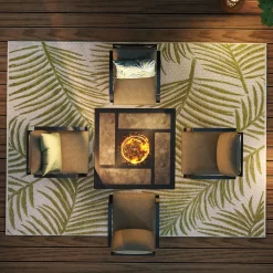 Sale Arrowhead 5pc Fire Chat Group: Firepit & 4 Motion Chairs Outdoor Seating|Outdoor Furniture Sets
