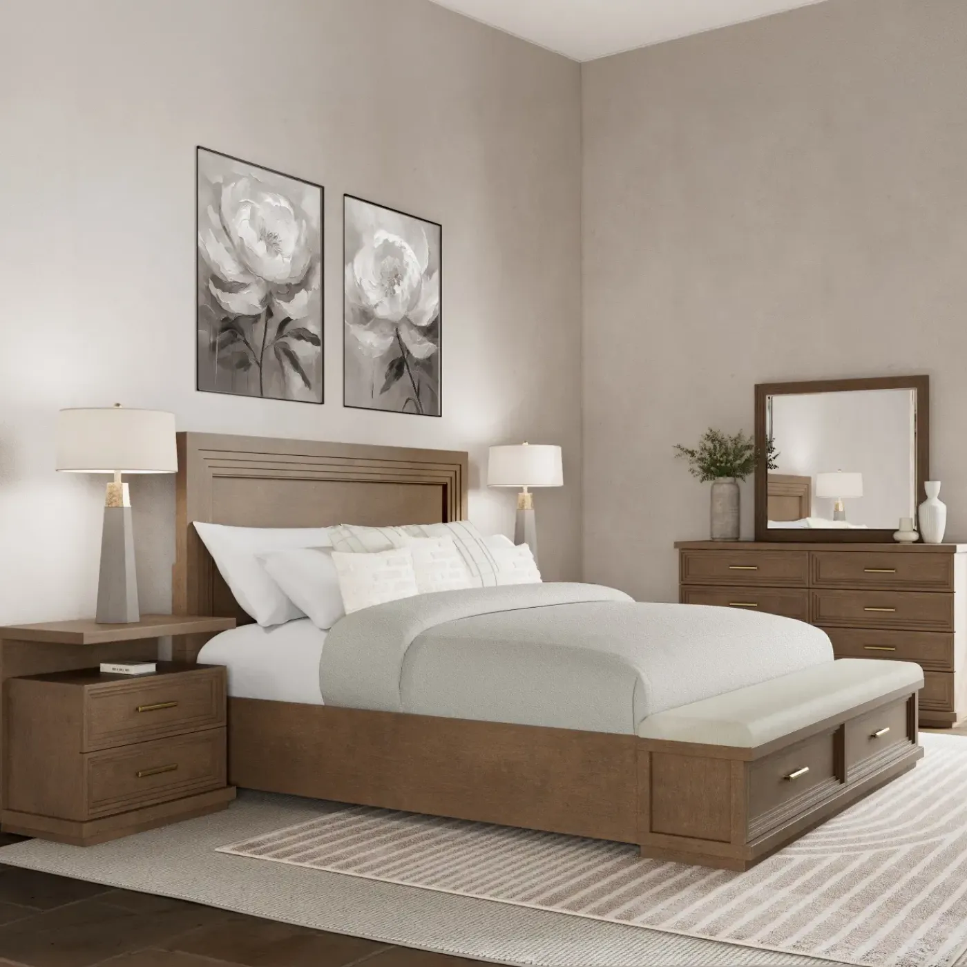 New Aspen Storage Bedroom Set-New! Beds & Headboards