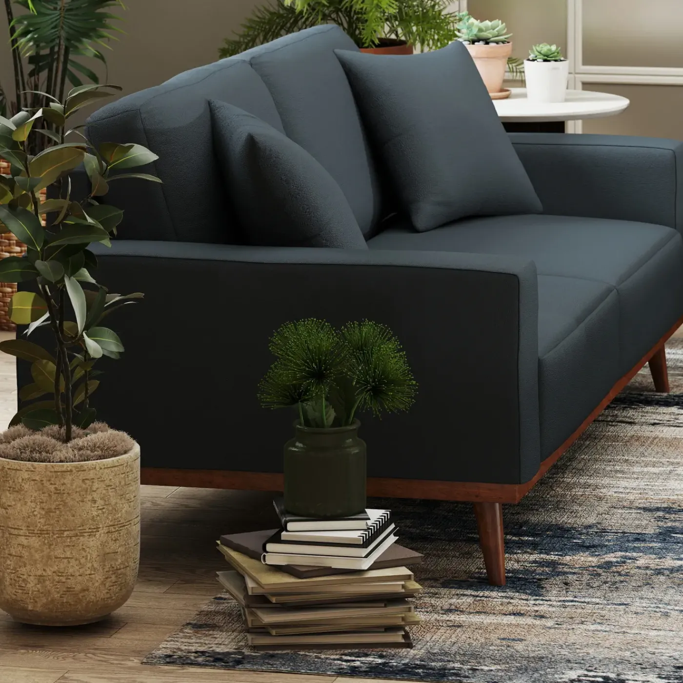 Discount Ava Sofa with 2 Pillows Sofas & Couches|Leather Sofas