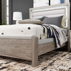 Outlet Avery Bedroom Set with LED Lighting Bedroom Sets