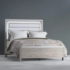 Online Avery Bed with LED Lighting Queen Beds|Beds & Headboards