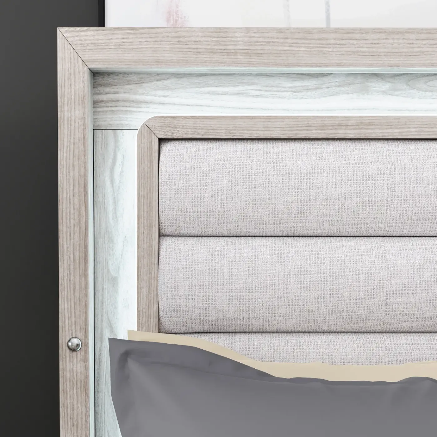 Online Avery Bed with LED Lighting Queen Beds|Beds & Headboards