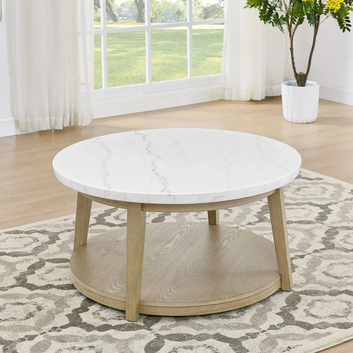 Barclay Round Cocktail Table Coffee & Cocktail Tables