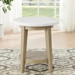 Sale Barclay Round End Table Coffee & Cocktail Tables