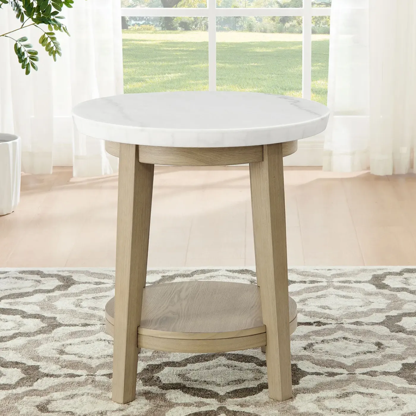 Sale Barclay Round End Table Coffee & Cocktail Tables