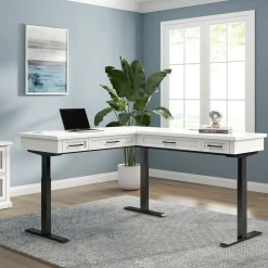 Outlet Barrow Electric Sit/Stand L-shaped desk Desks