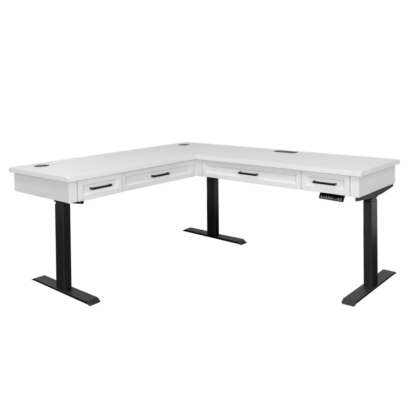 Outlet Barrow Electric Sit/Stand L-shaped desk Desks