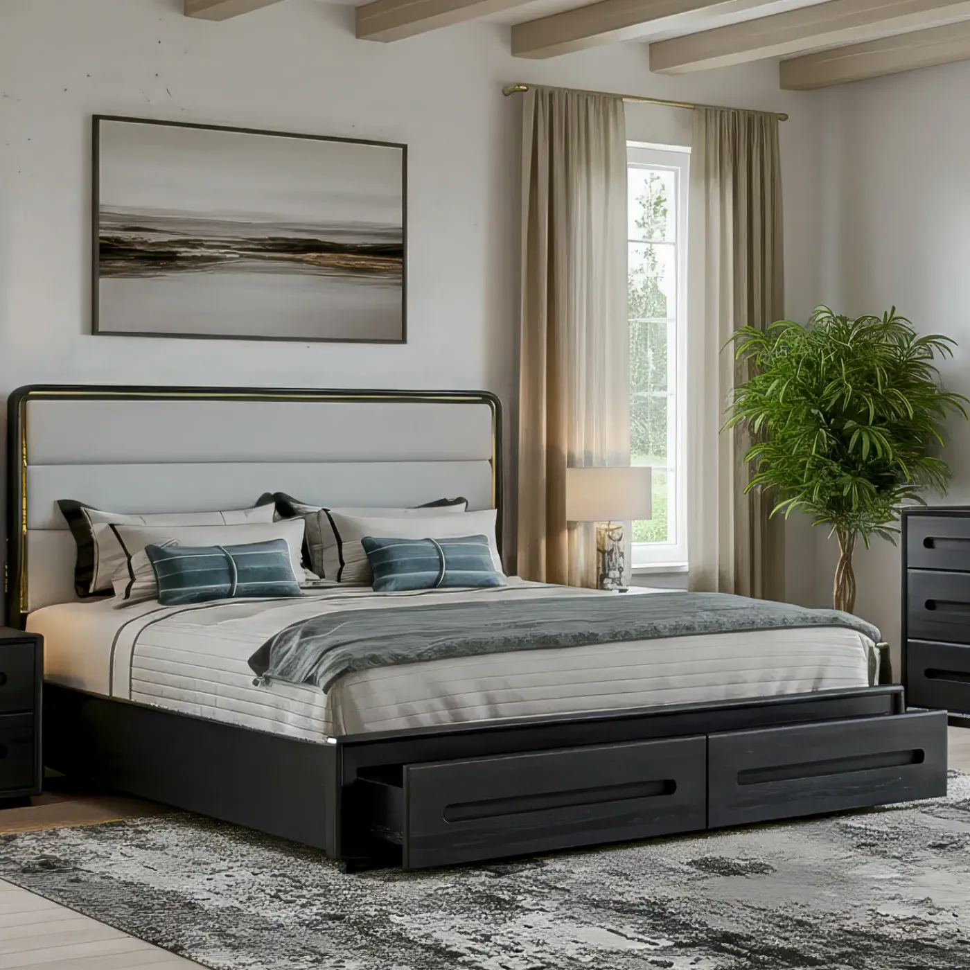 Sale Beckett California King Storage Bed King Beds