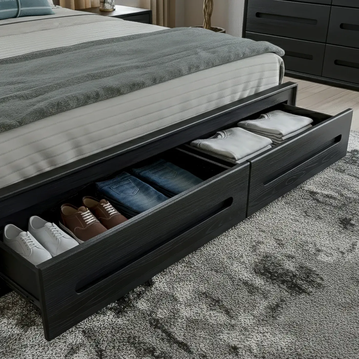 Hot Beckett Eastern King Storage Bed King Beds
