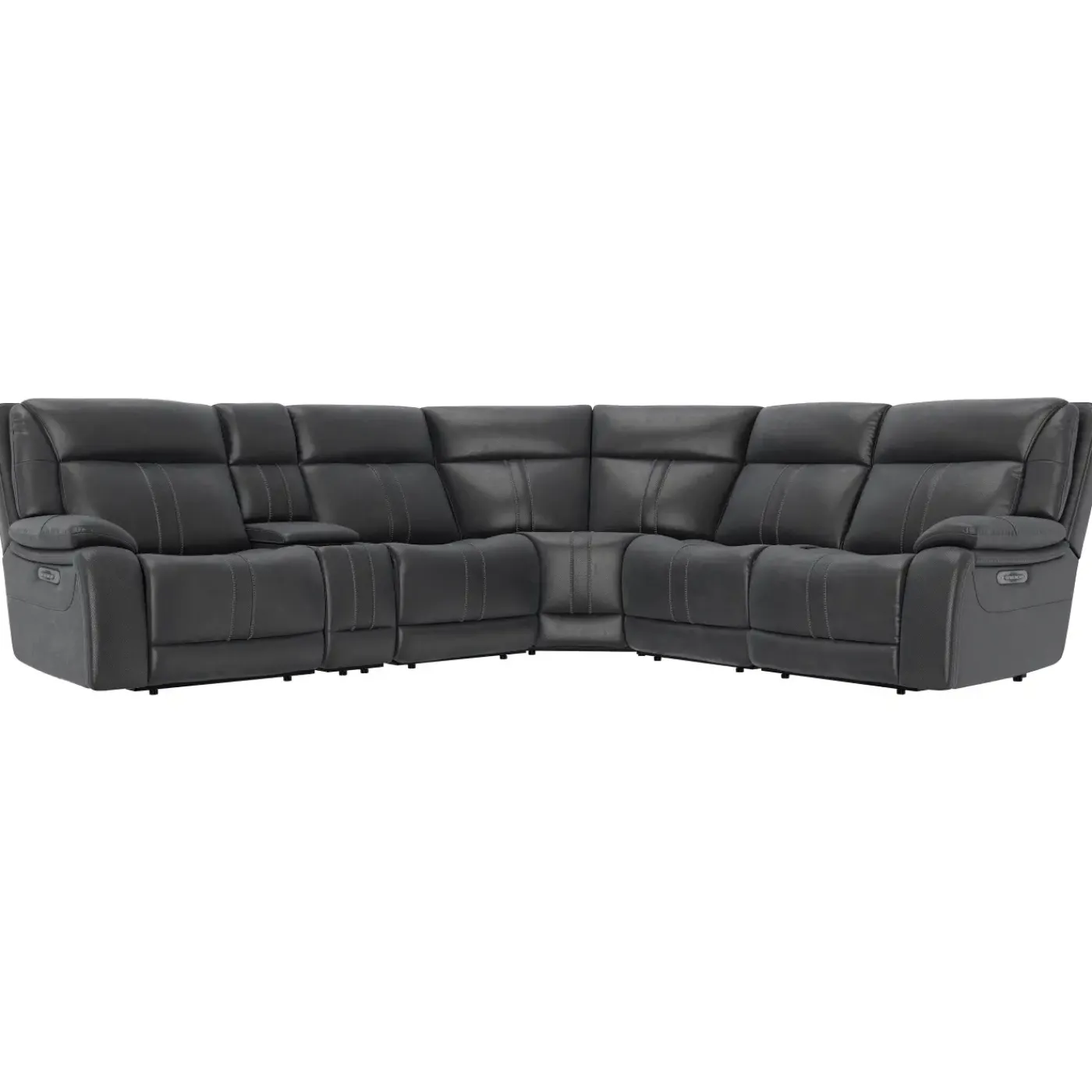 Hot Blockbuster 6pc Immersive Sound Power Sectional w/heat and massage Living Room Sets|Sectionals