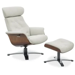 Discount Bowden Swivel Recliner Chair & Swivel Ottoman Chairs