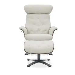 Discount Bowden Swivel Recliner Chair & Swivel Ottoman Chairs