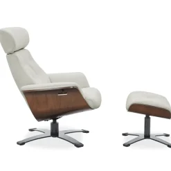 Discount Bowden Swivel Recliner Chair & Swivel Ottoman Chairs