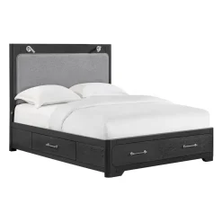 Discount Bowery Queen Storage Bed, Dresser, Mirror, Nightstand Bedroom Sets