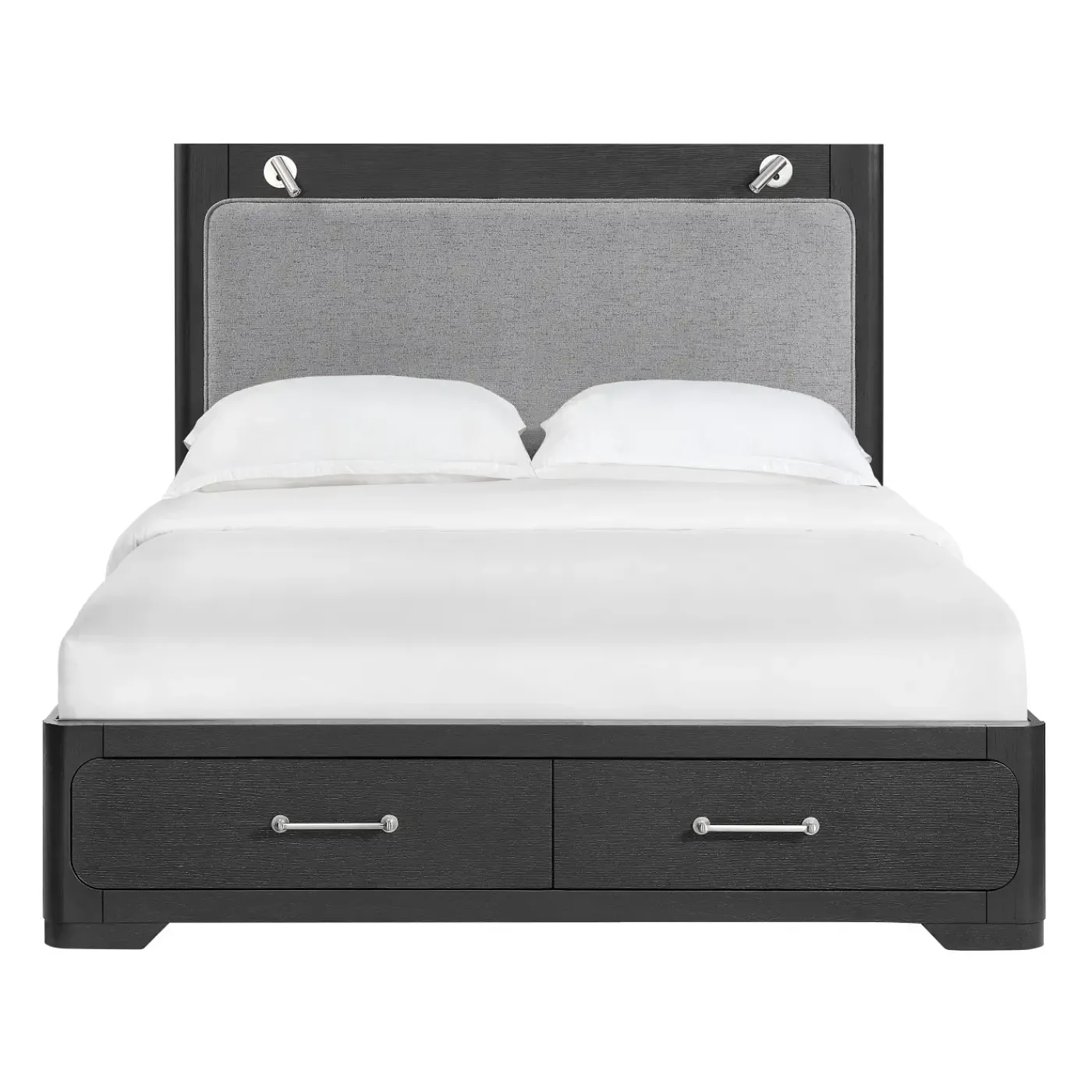 Discount Bowery Queen Storage Bed, Dresser, Mirror, Nightstand Bedroom Sets