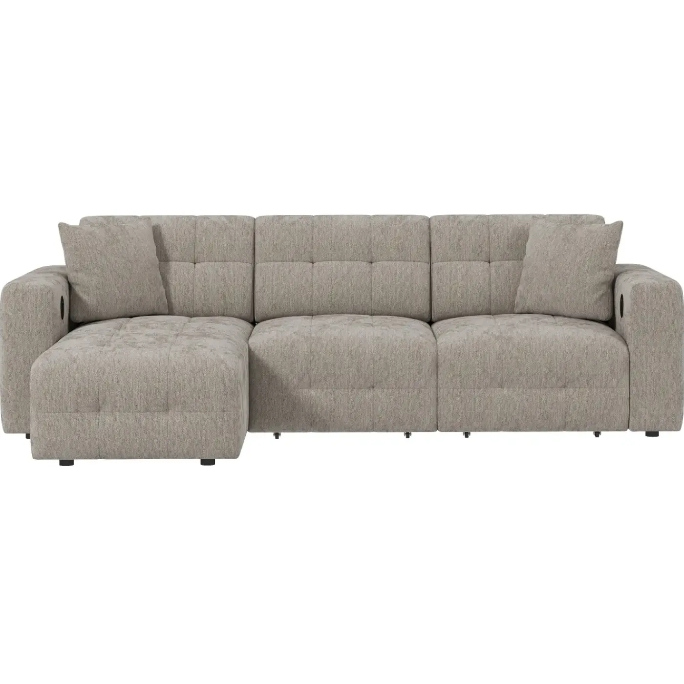 New Brynn 3pc Sofa Chaise Sectionals|Sleeper Sofas
