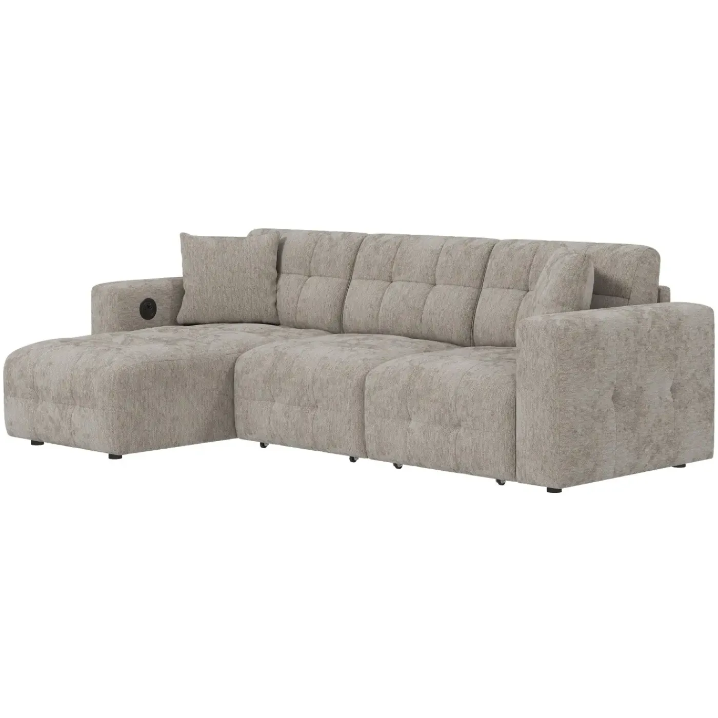 New Brynn 3pc Sofa Chaise Sectionals|Sleeper Sofas