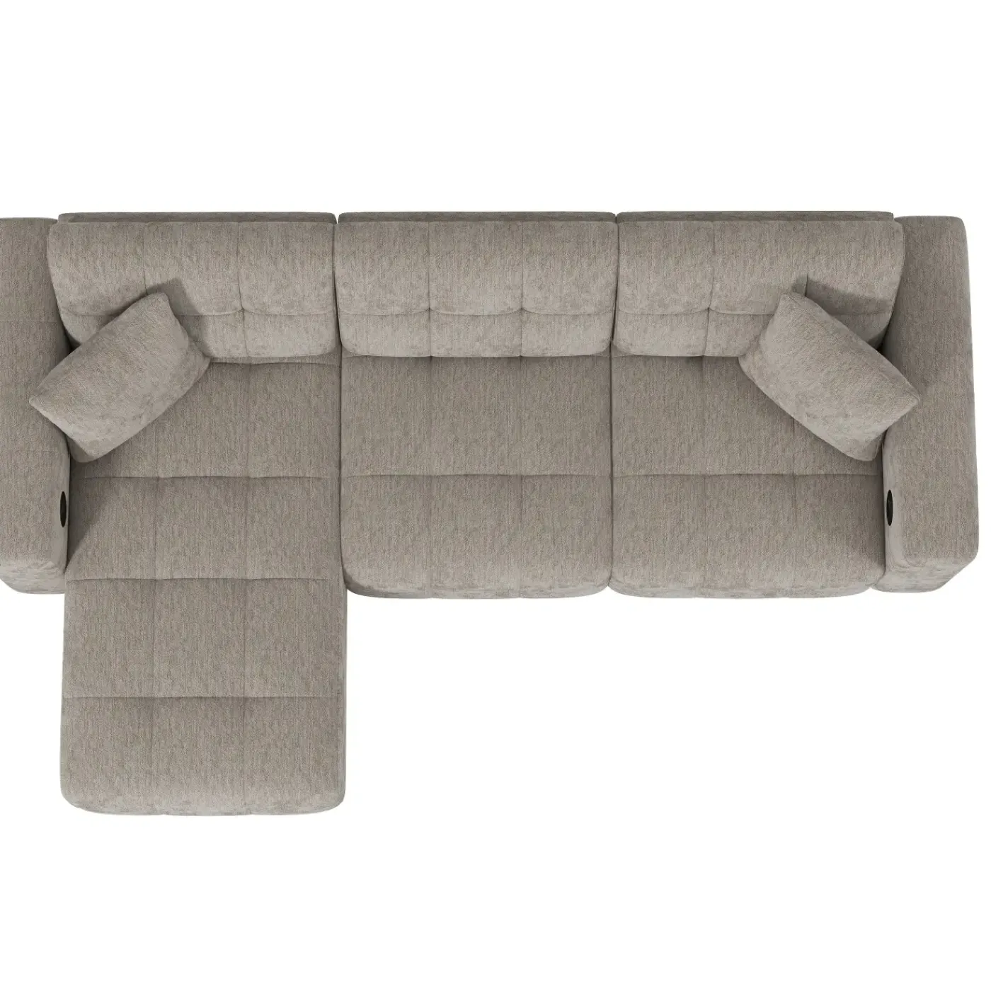 New Brynn 3pc Sofa Chaise Sectionals|Sleeper Sofas