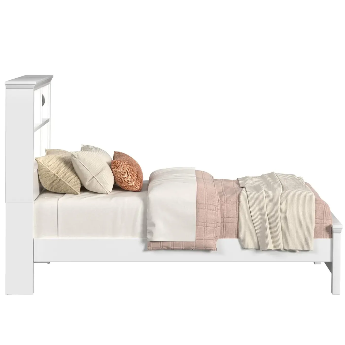 Cali Kids Twin Bookcase Bed Twin Beds