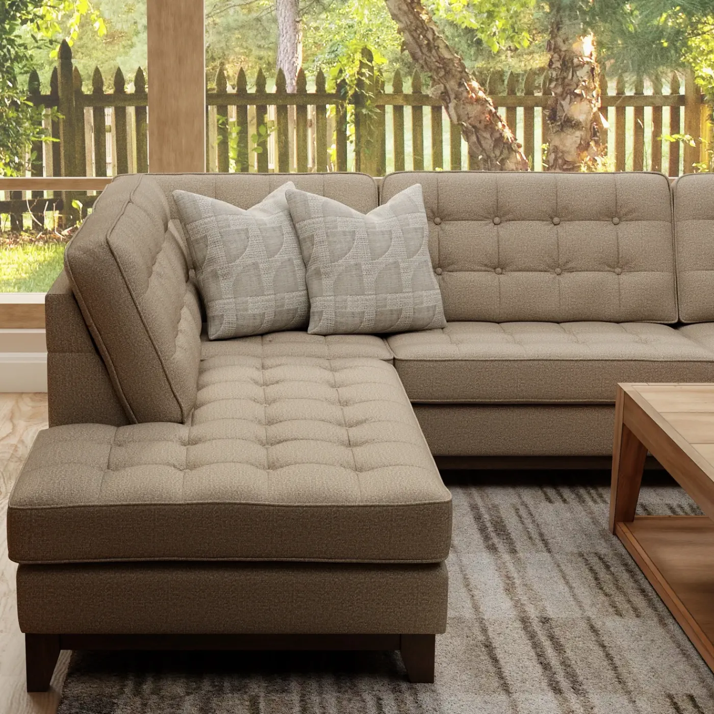Discount Calvin Sectional Living Room Sets|Sectionals
