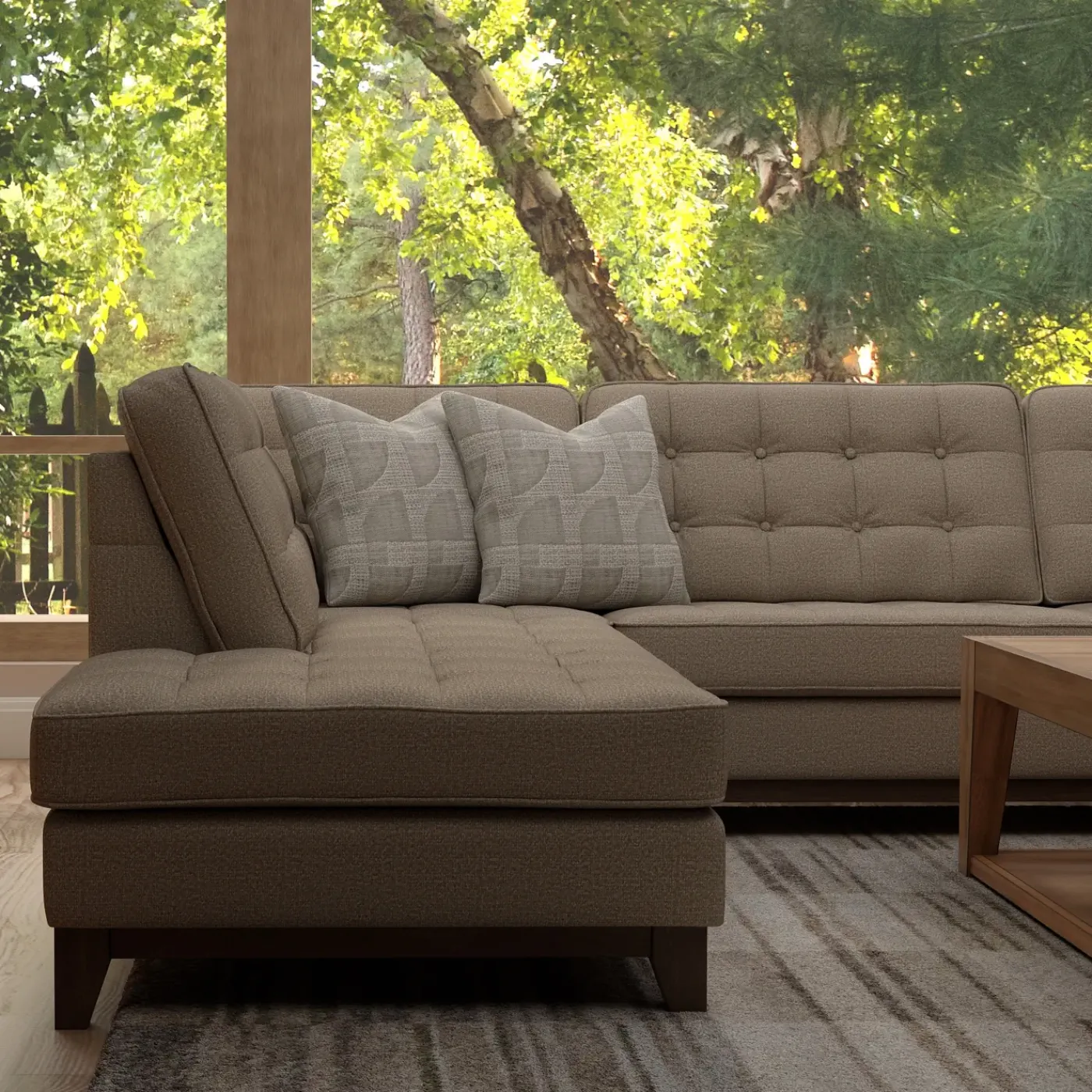 Discount Calvin Sectional Living Room Sets|Sectionals