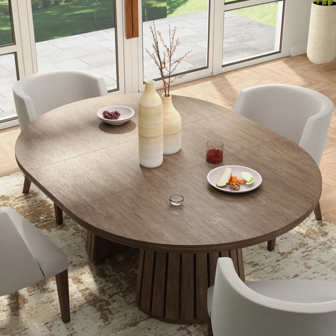Outlet Carnaby Extendable Round Dining Table Dining Tables
