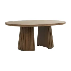Outlet Carnaby Extendable Round Table, 2 Arm Chairs & 2 Side chairs Dining Room Sets