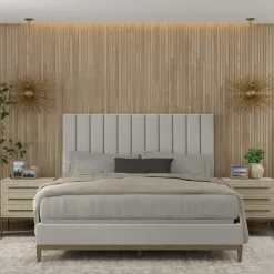 Cascade Channeled Upholstered Bed All Premier Items|Beds & Headboards