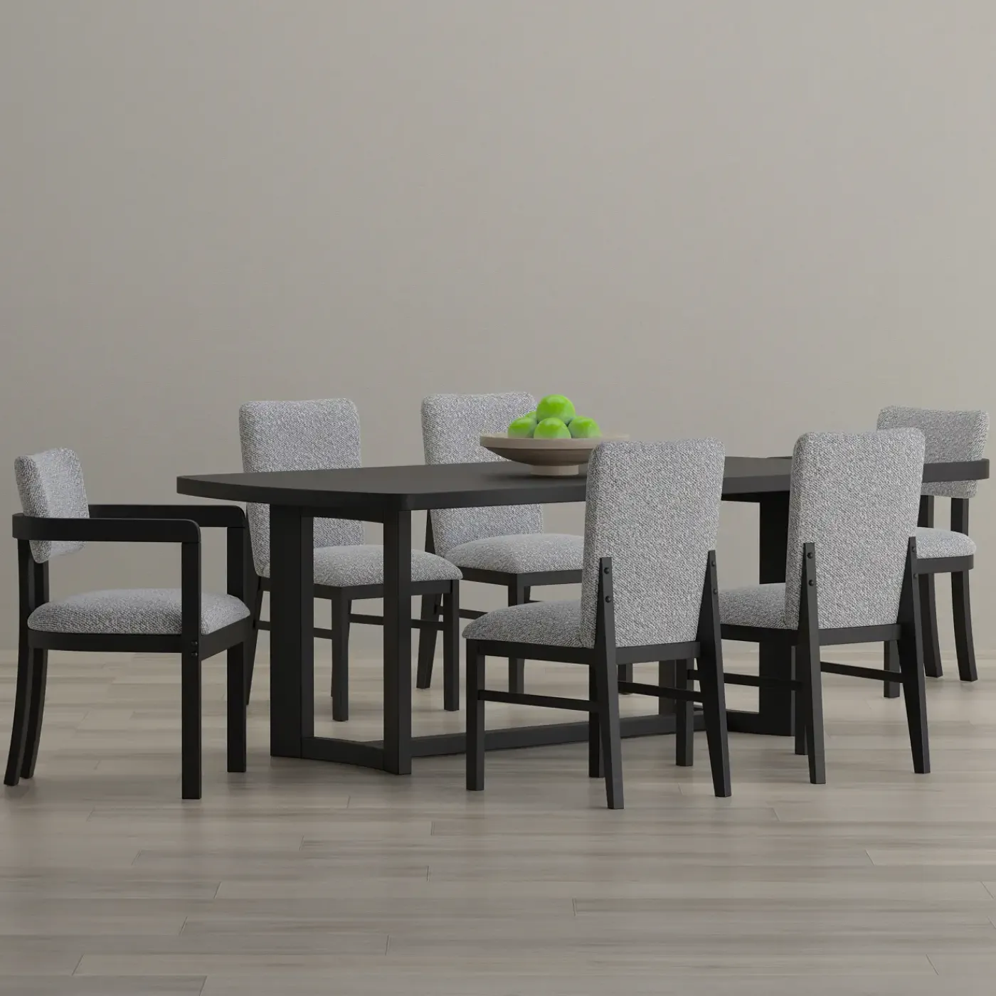 Outlet Cassidy Rectangular Dining Table, 4 Side Chairs, & 2 Arm Chairs Dining Room Sets|All Modern Living Items
