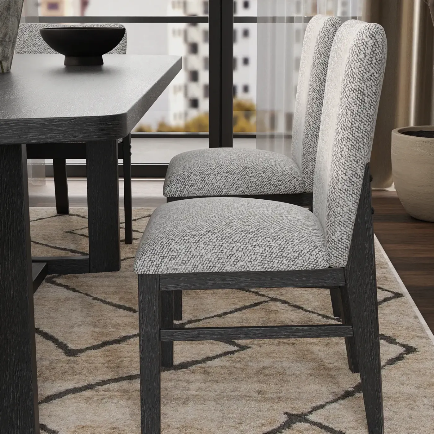 Outlet Cassidy Rectangular Dining Table, 4 Side Chairs, & 2 Arm Chairs Dining Room Sets|All Modern Living Items
