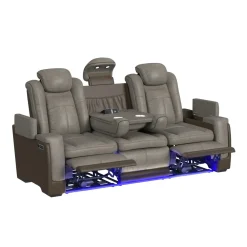 New Cinema Buy the Power Reclining Sofa, Get the Power Reclining Loveseat Free Living Room Sets|Reclining Furniture