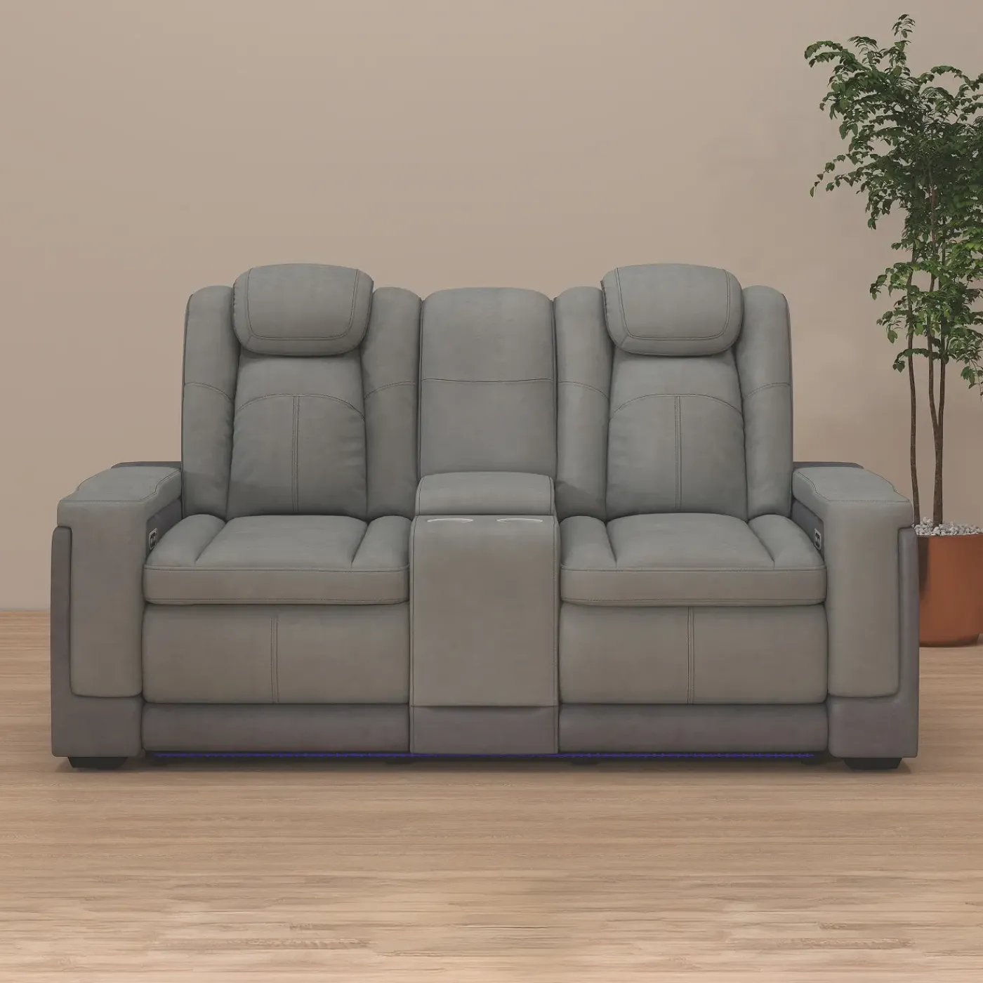 Hot Cinema Power Loveseat Loveseats