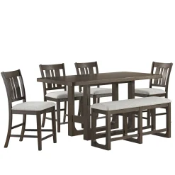 Discount Clemson Espresso Counter Set-New! Dining Room Sets