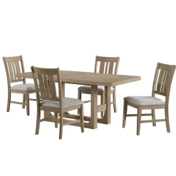 Hot Clemson 5pc Dining Set: Table & 4 Side chairs Dining Room Sets