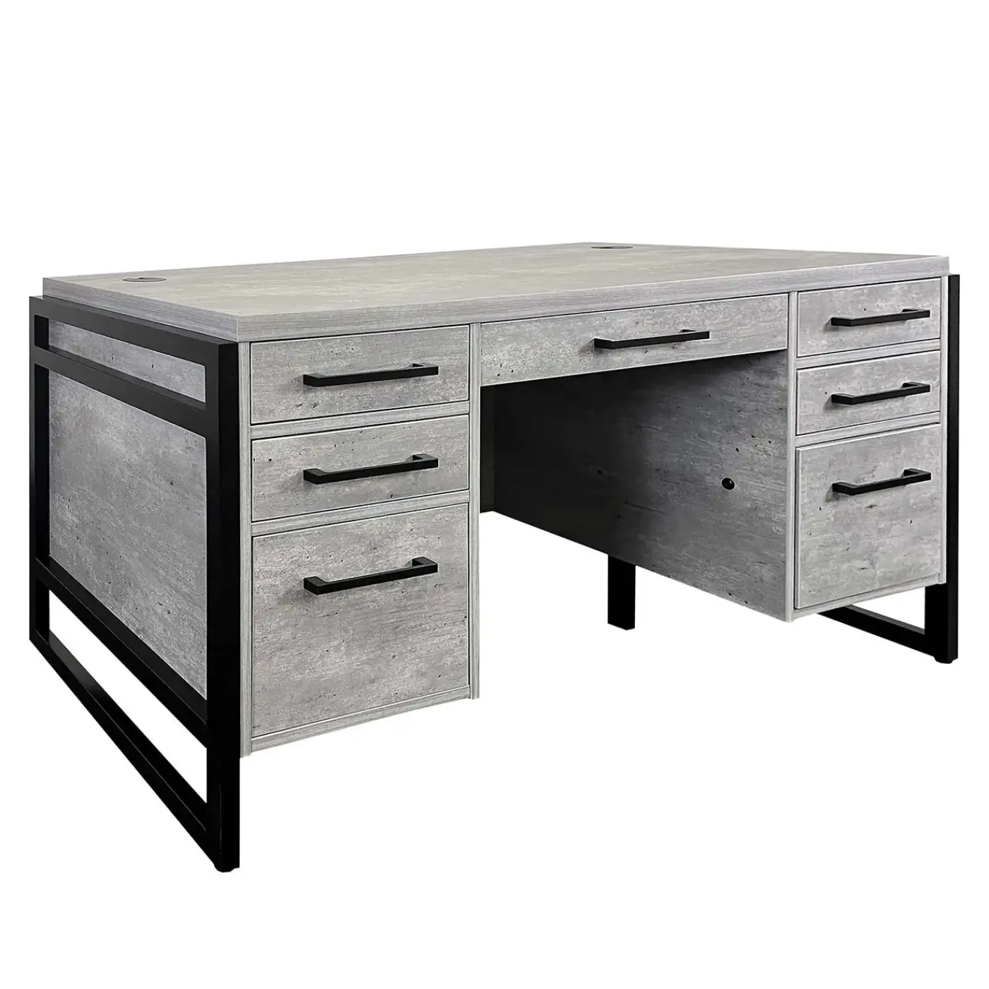 Outlet Colby Double Pedestal Desk Desks
