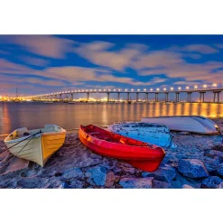 Discount Coronado Bridge Glass Wall Art Wall Art