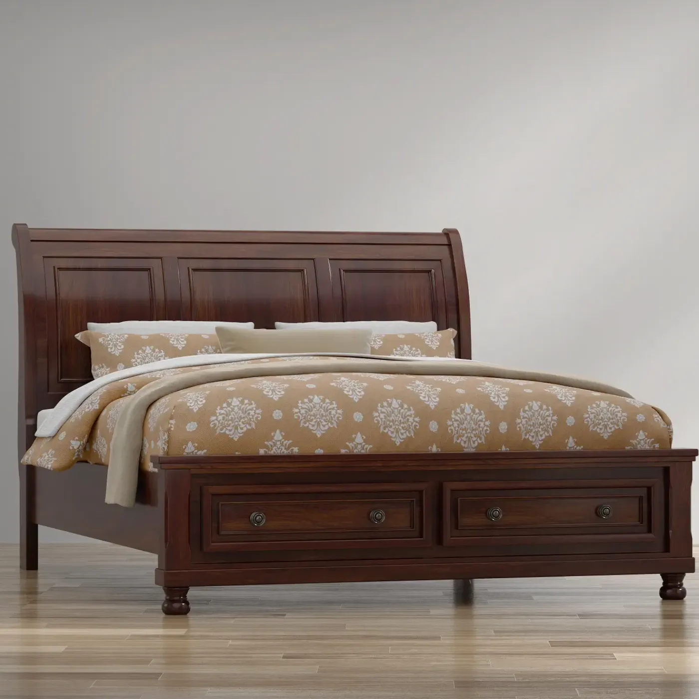 Cortland California King Sleigh Storage Bed King Beds