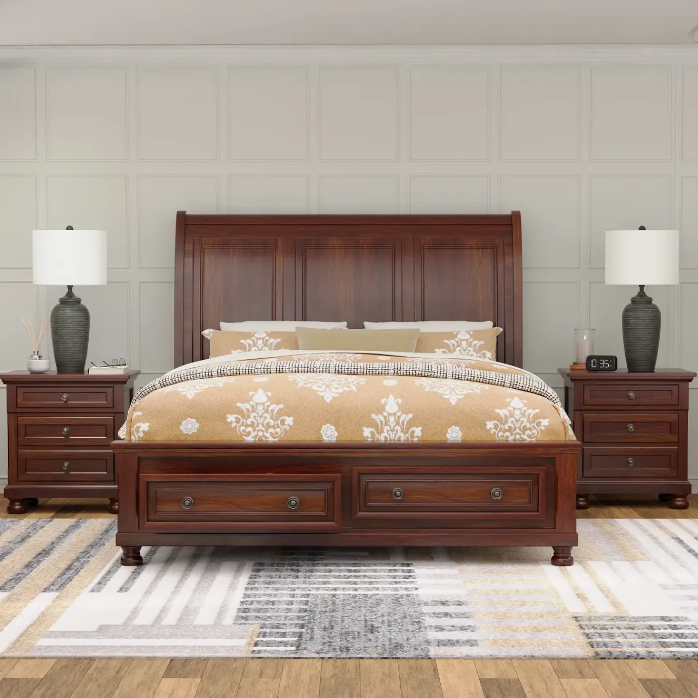 Online Cortland Twin Sleigh Storage Bed Twin Beds