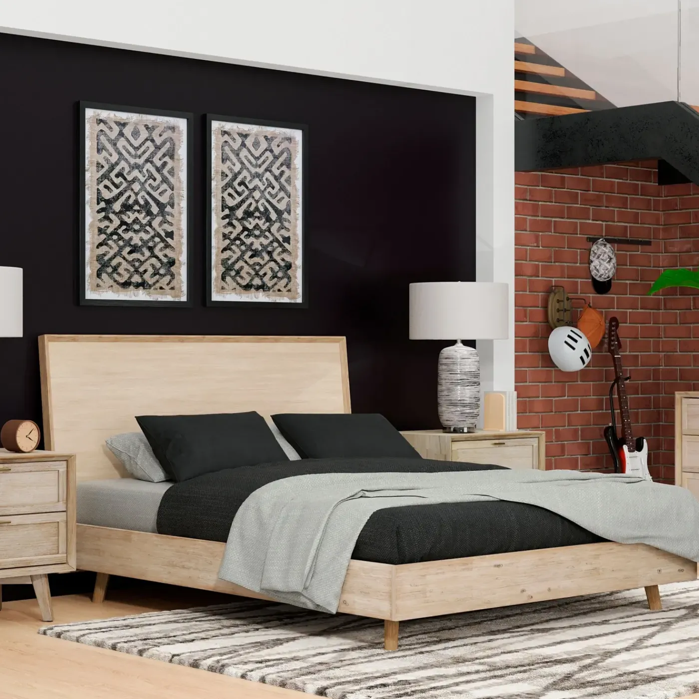 Best Crosby Bed- Finish Queen Beds|All Modern Living Items