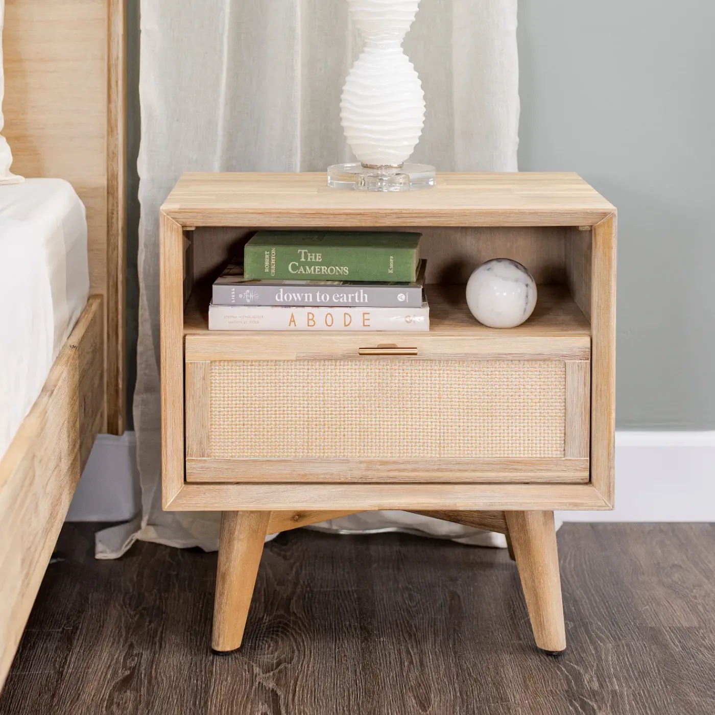 New Crosby Eastern King Bed, Dresser, Mirror, Nightstand All Modern Living Items|Bedroom
