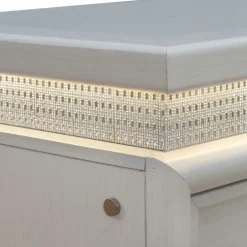 Clearance Danica Bedroom Set with LED Lights Bedroom Sets