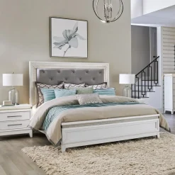 Sale Danica California King Bed with Lights King Beds